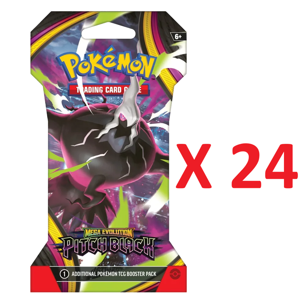 Pokémon TCG - Mega Evolution: Pitch Black English - 24 Sleeved Boosters